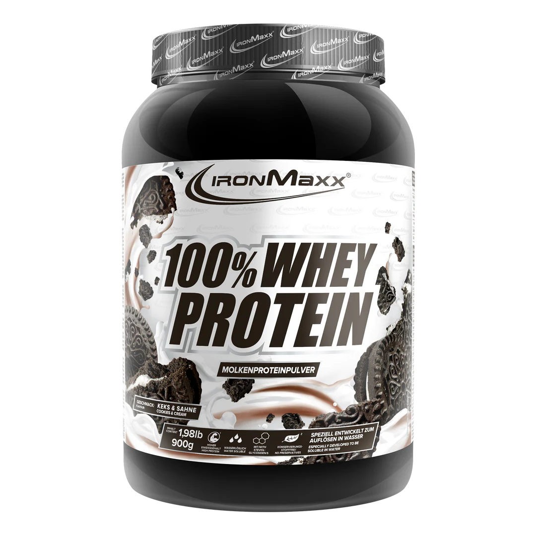 100% Whey Protein - 900g Blik - Cookies & Cream
