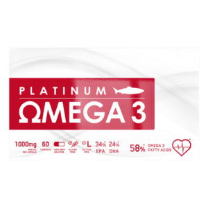 Platinum Omega 3 - 60 Capsules Folding box
