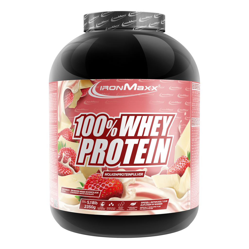 100% Whey Protein - 2350g Tub - Strawberry-White Chocolate