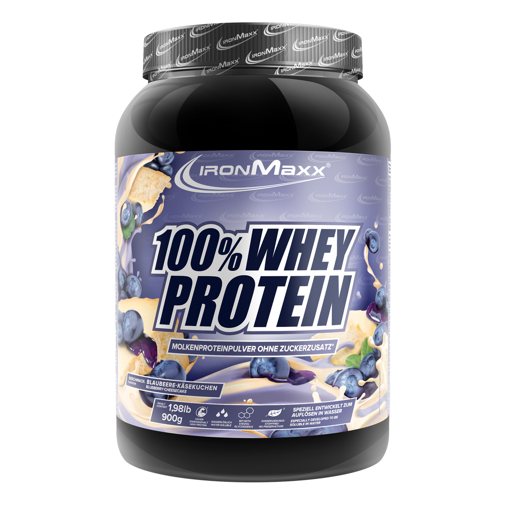 100% Whey Protein - 900g Tub - Blueberry-Cheesecake