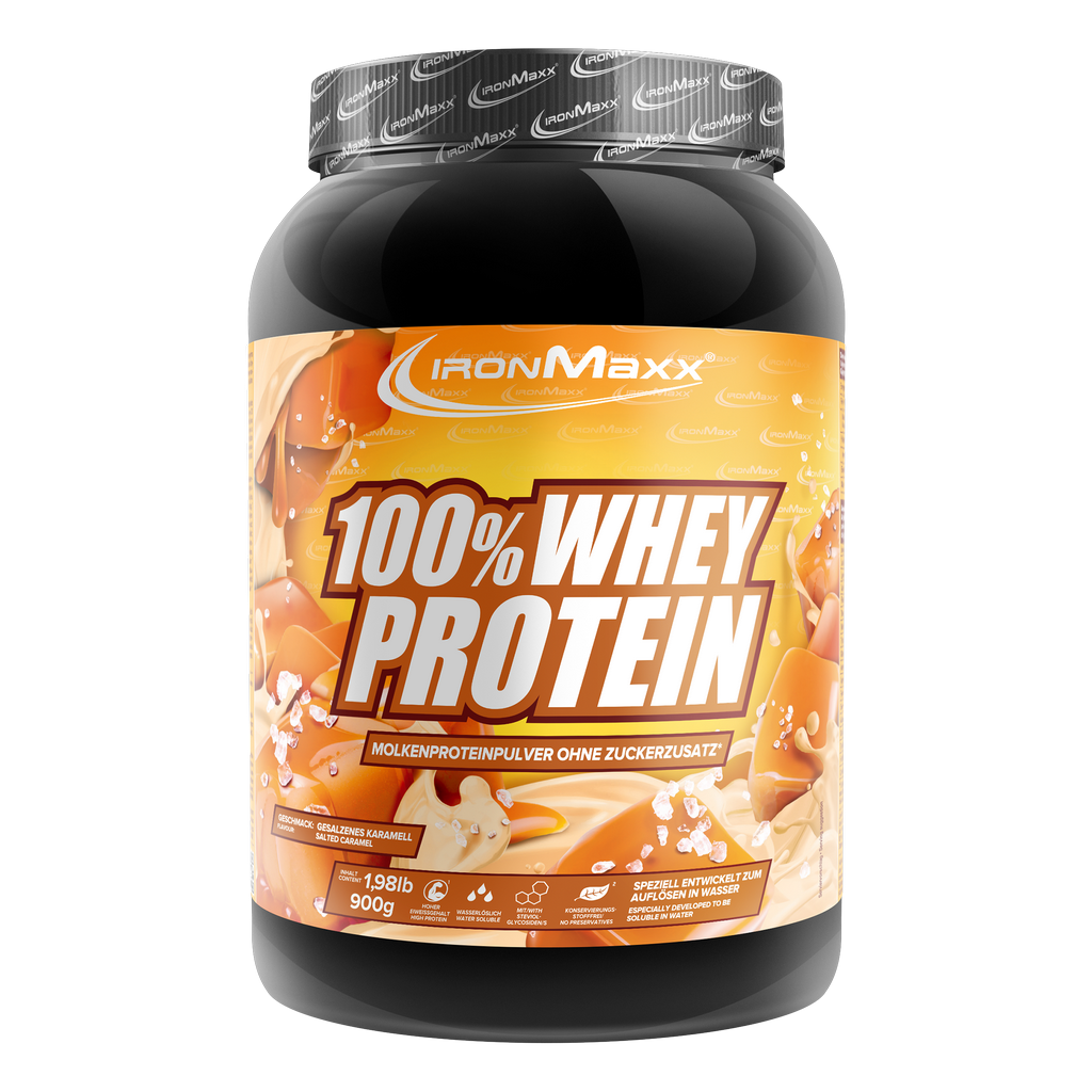100% Whey Protein - 900g Tub - Salted Caramel