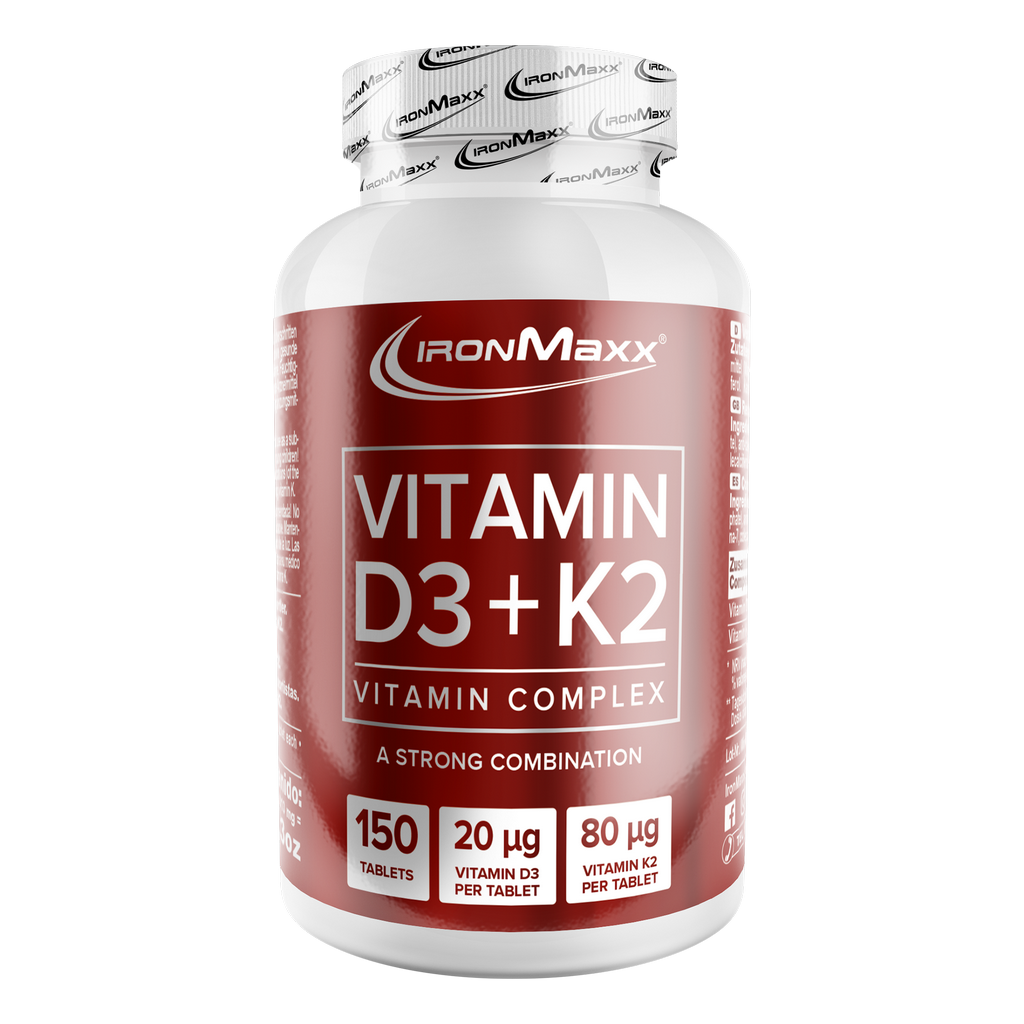 Vitamin D3 + K2 - 150 Tablets Tub