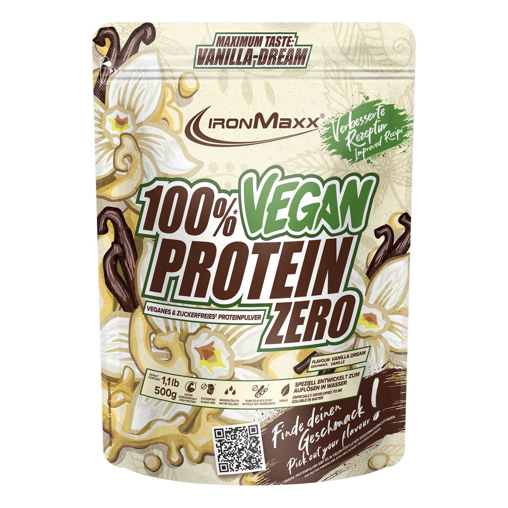 100% Vegan Protein Zero- 500g Sachet - Vanille Dream