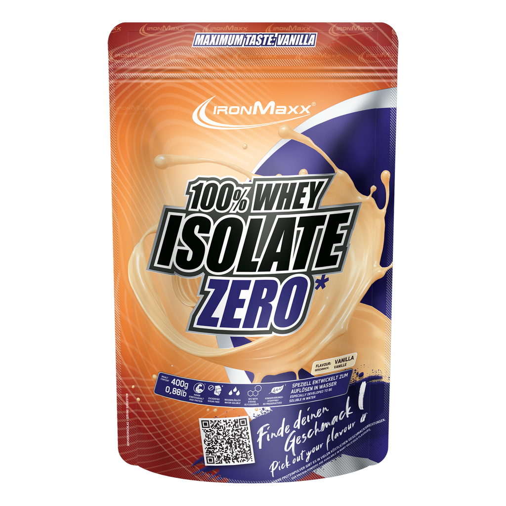 100% Whey Isolate ZERO - 400g Bag - Vanilla