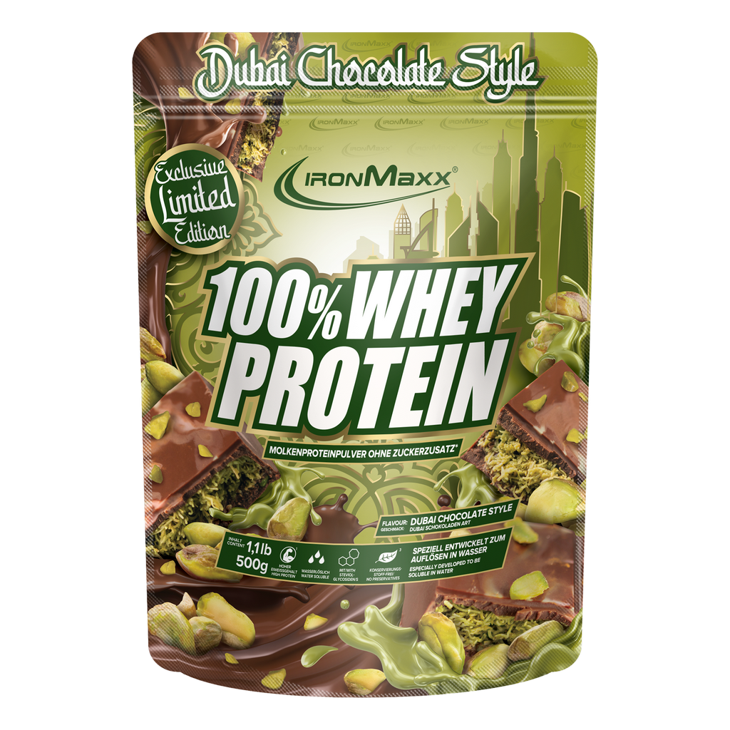 100% Whey Protein - 500g Zak - Dubai Chocolate Style