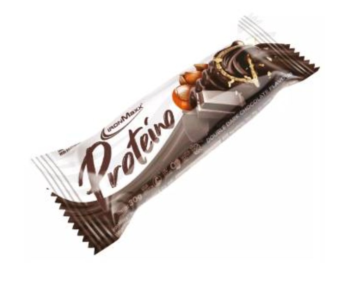 IronMaxx Proteino® - reep 30 g - dubbele pure chocolade